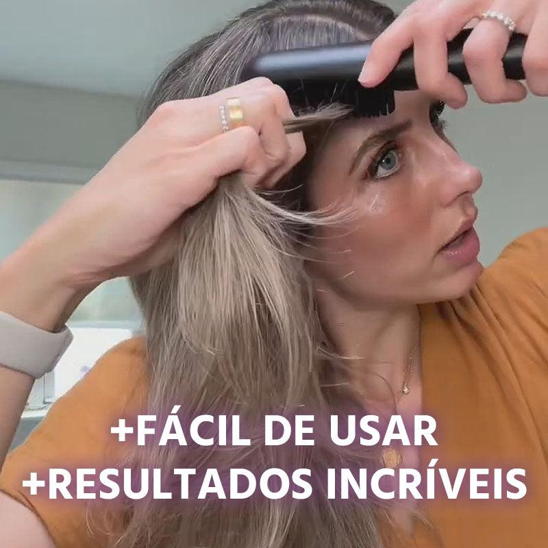 Escova Alisadora de Cabelo 5 em 1 Sem Fio PureGlam - Estilo Perfeito