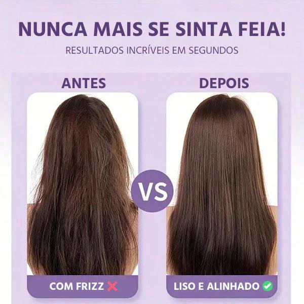 Pente Alisador de Cabelo 5 em 1 Sem Fio InfiniteGlam - Estilo Perfeito